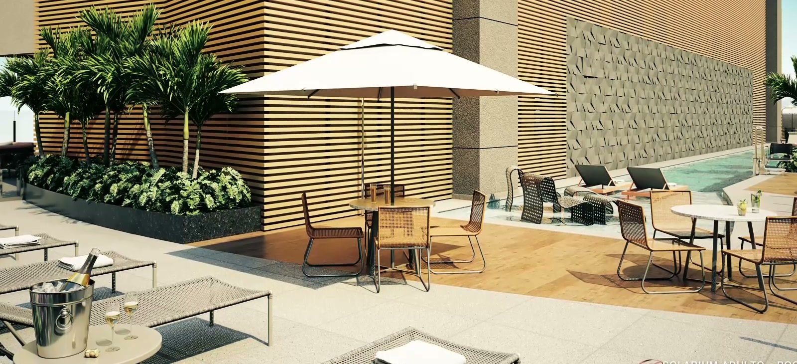 Solarium no rooftop